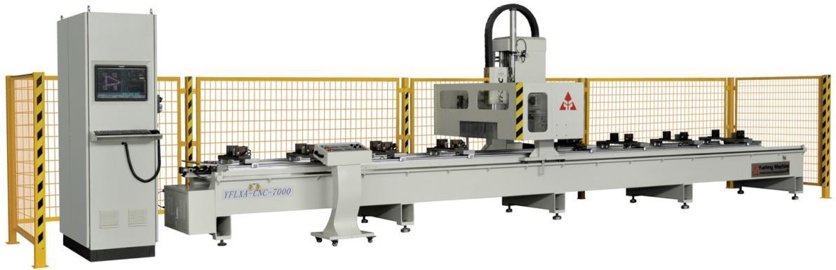 Триосьовий обробний центр з ЧПУ (подвійна робоча зона) YFLXA-CNC-3800